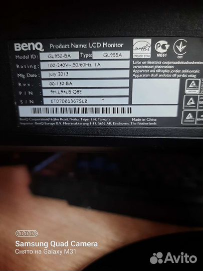 Монитор benq