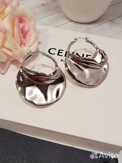 Крупные серьги Celine Style