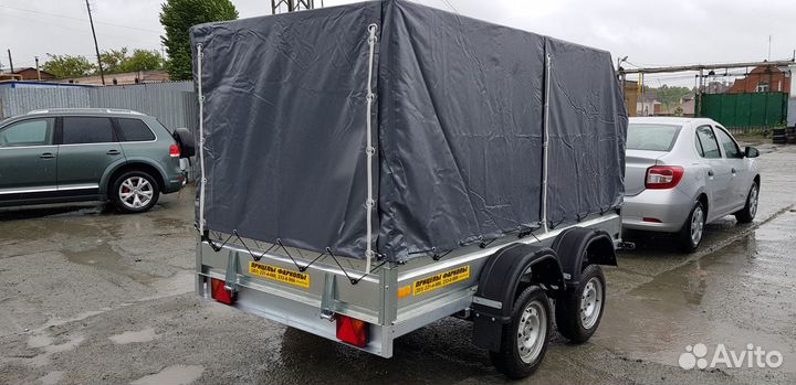 Двухосный прицеп кмз-7194 F5 3,0х1,51 метра