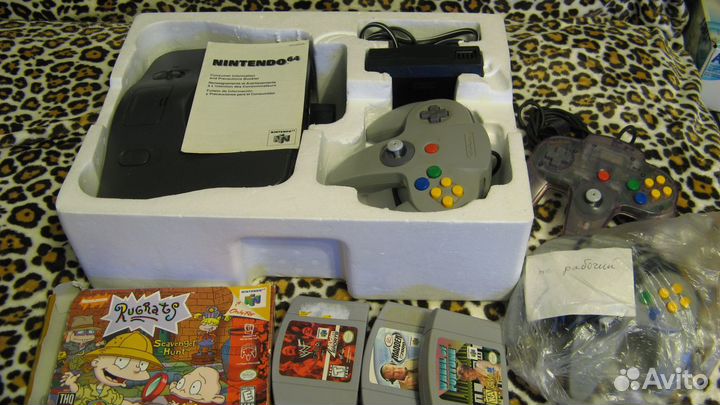 Игровая приставка nintendo 64