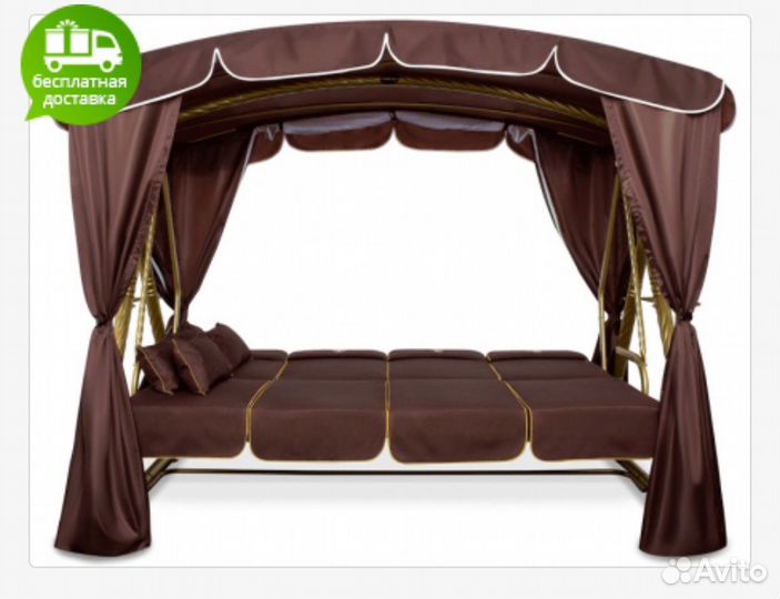 Беседка садовая шатер качели для дома и дачи