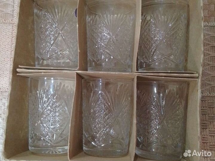 Набор хрустальных стаканов