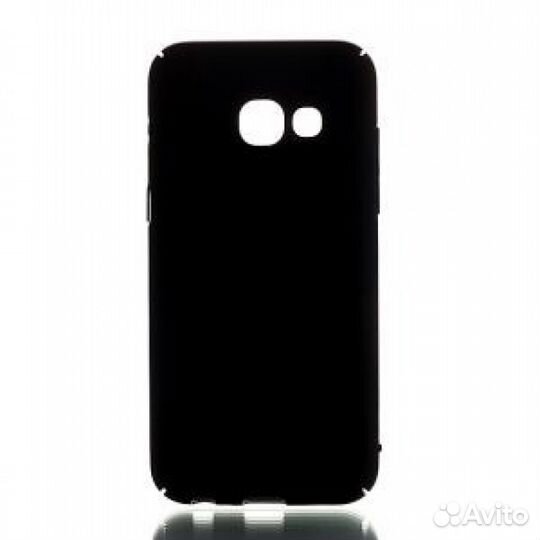 Чехол-Накладка на samsung A3 (2017) Черная Матовая