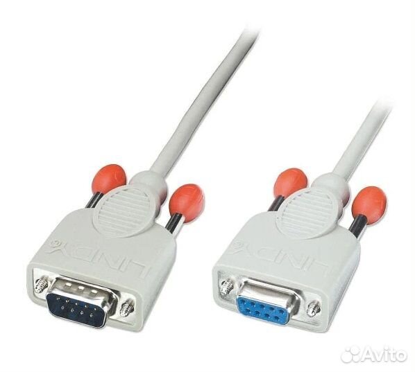 Lindy Serial cable (RS232), 9pin, St/Kpl(m/f), 10m