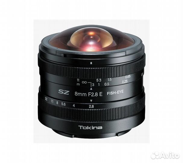 Объектив Tokina SZ 8mm F2.8 Fisheye MF E
