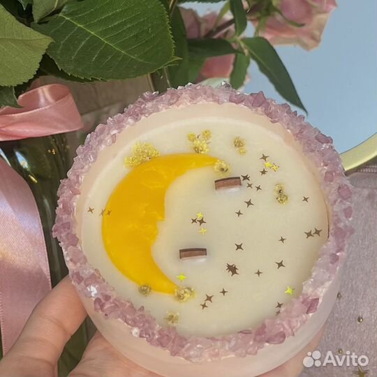 Ароматическая свеча ручной работы