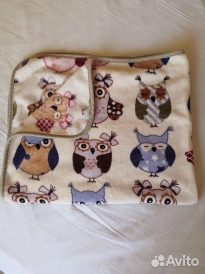 Плед детский плюшевый