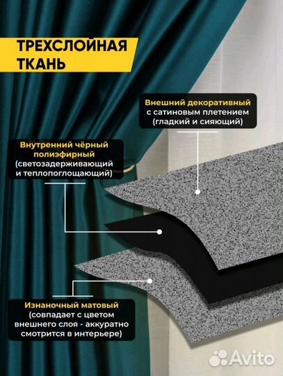 Комплект штор Блэкаут