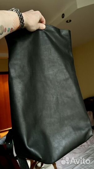 Кожаный рюкзак мужской-женский