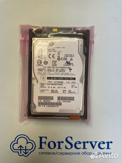 Жесткий Диск EMC 600GB 10K 2.5in 6Gb SAS 005050333