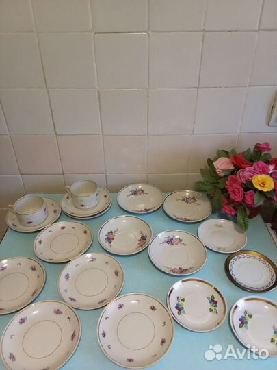 Заварные чайники, блюдца, чашки СССР новое