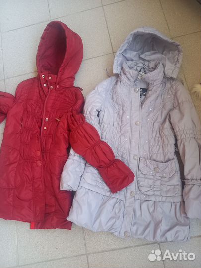 Демисезонная куртка на девочку 146