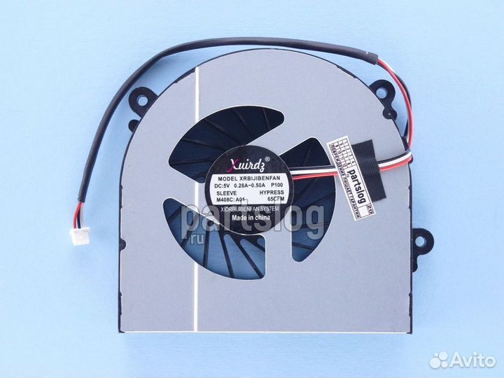 Вентилятор для Clevo DNS IRU W150, W350, W370 3-pi