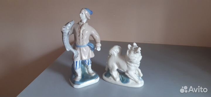 Фарфоровые статуэтки СССР гжель