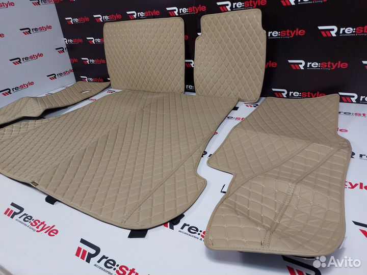 Ковры багажника 3D Toyota Land Cruiser 200 5м Беже