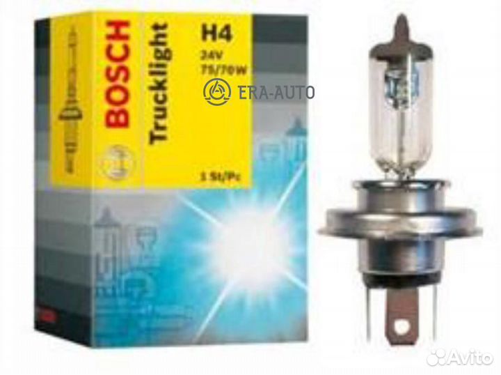 Bosch 1987302441 Лампа trucklight H4 24V 75/70W 19