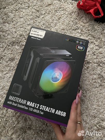 Кулер для процессора MasterAir MA612 stealth argb