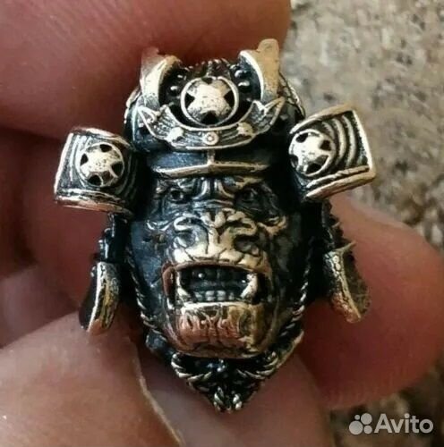 Бусина Темляк Брелок Горилла Самурай Обезьяна Конг