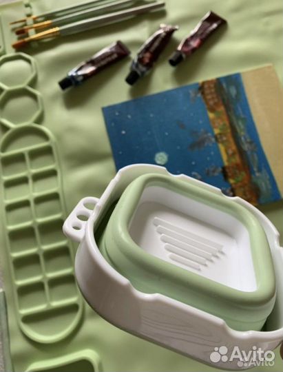 Складной стаканчик для рисования