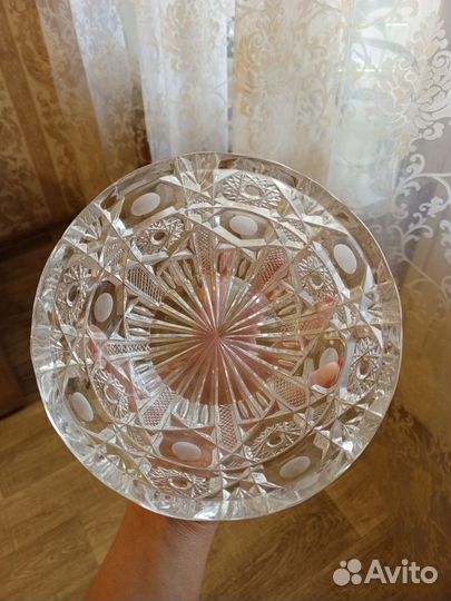 Салатник хрустальный