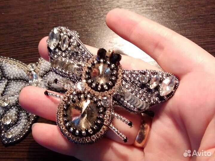 Брошь ручной работы