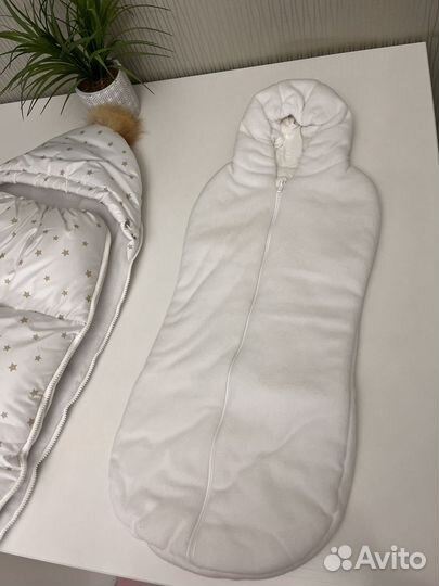 Детский зимний конверт, кокон