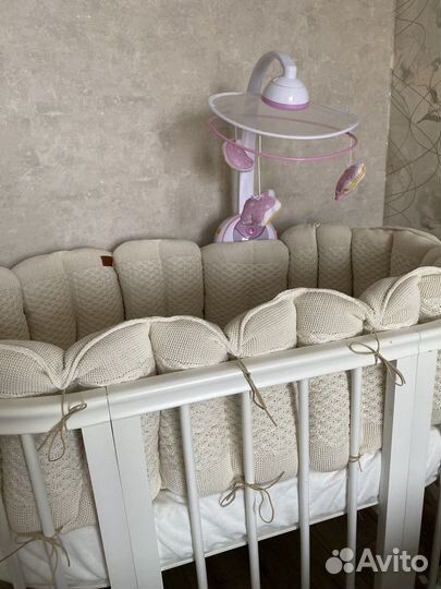 Бортики в детскую кроватку loom