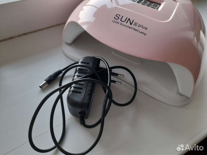 Лампа и машинка для маникюра