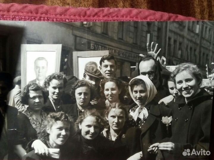 Фото «демонстрация» 1940/50-е годы СССР 6штук