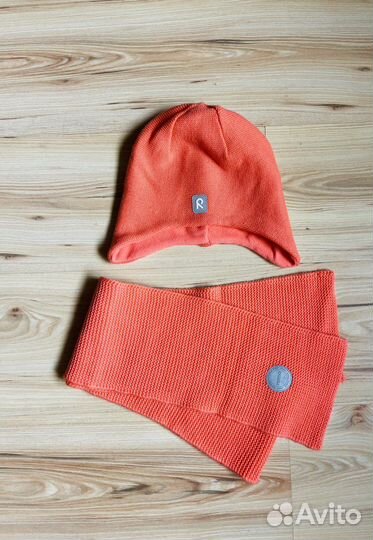 Шапка и шарф детский (4-9лет)