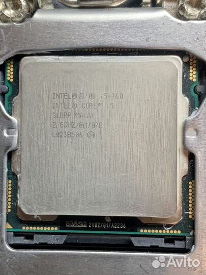 Процессор Intel Core i5 760, lga1056 socket