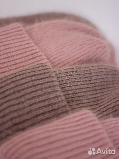 Шапка женская вязаная из ангоры