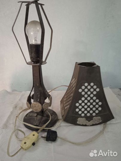 Лампа настольная винтаж. СССР