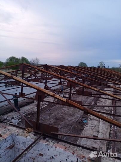 Металлоконструкции бу, фермы, крыши