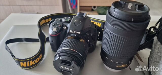 Зеркальный фотоаппарат Nikon D5300+обьектив 70-300