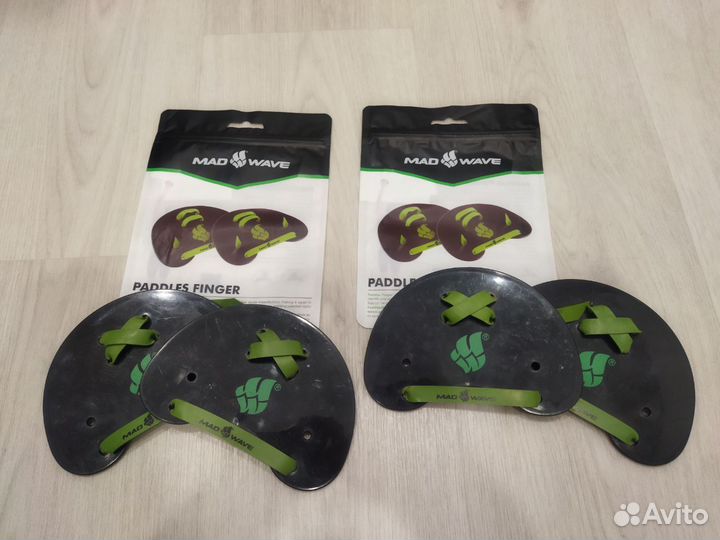 Лопатки для плавания Mad Wave Finger Paddles