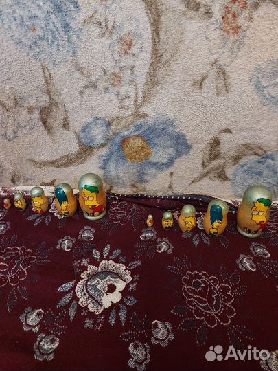 Матрёшки семья симпсонов