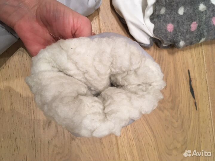 Шапка / пинетки зимние для новорожденного