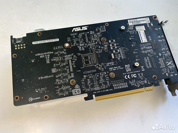 Видеокарта GTX 1060 6Gb Asus Dual