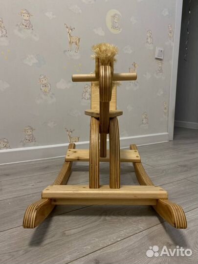 Детская, деревянная качалка 