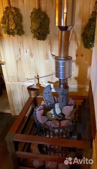 Баня в лесу, в горах