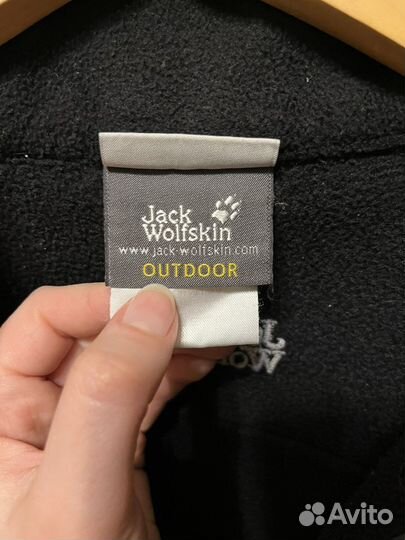 Флисовая кофта jack wolfskin