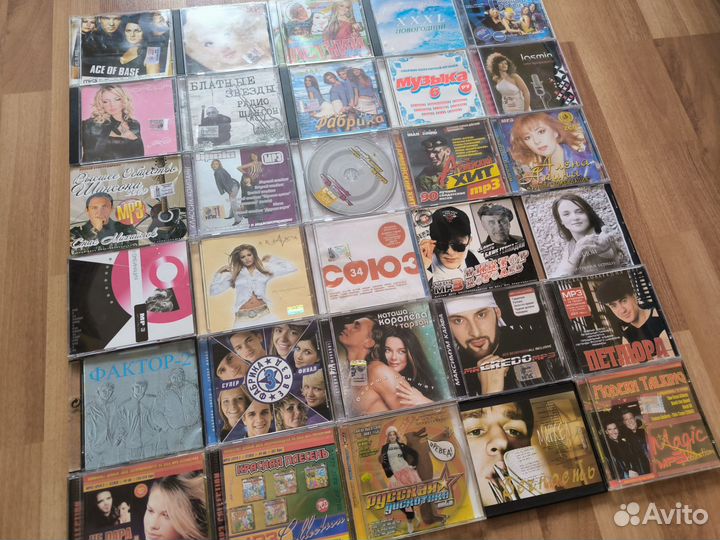 Музыкальные cd/mp3 диски пакетом