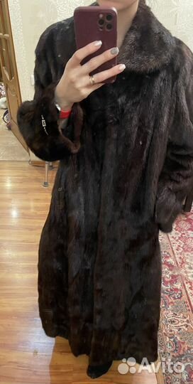 Шуба норковая 44 46 бу