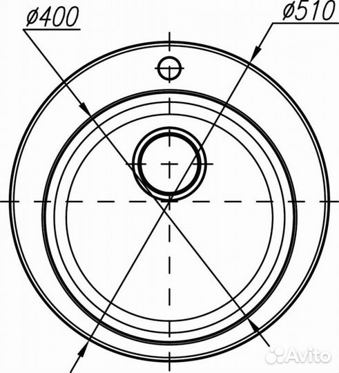 Мойка для кухни Dr. Gans гала-510 черный