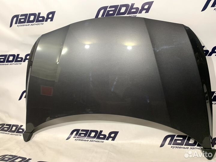 Капот Hyundai Solaris(14-17) Серый SAE