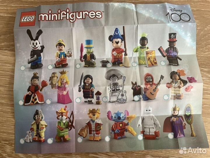 Lego minifigures 71038 Disney 100
