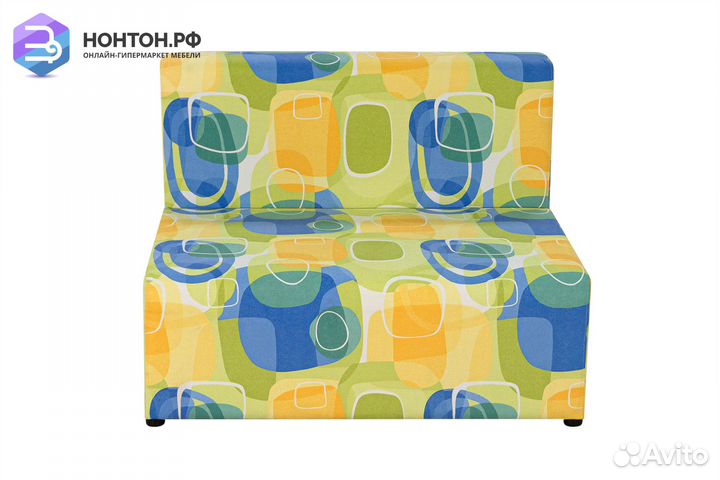 Диван еврокнижка Умка желто-голубой