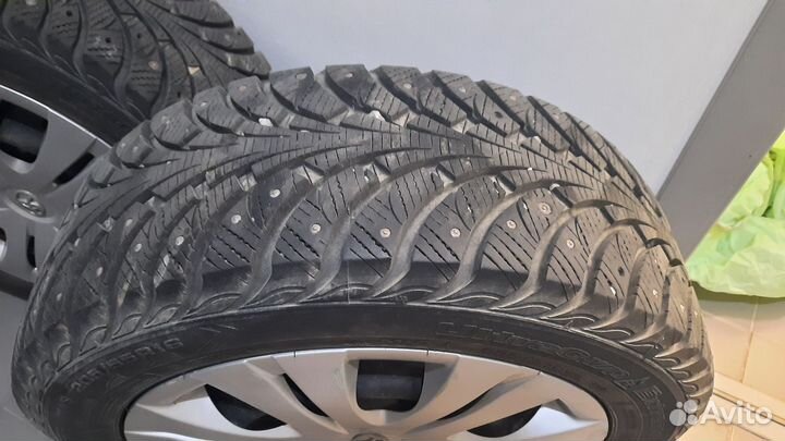 Колеса в сборе r16 зимние шипы toyota corolla