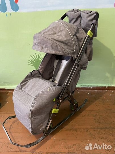 Детские санки коляска